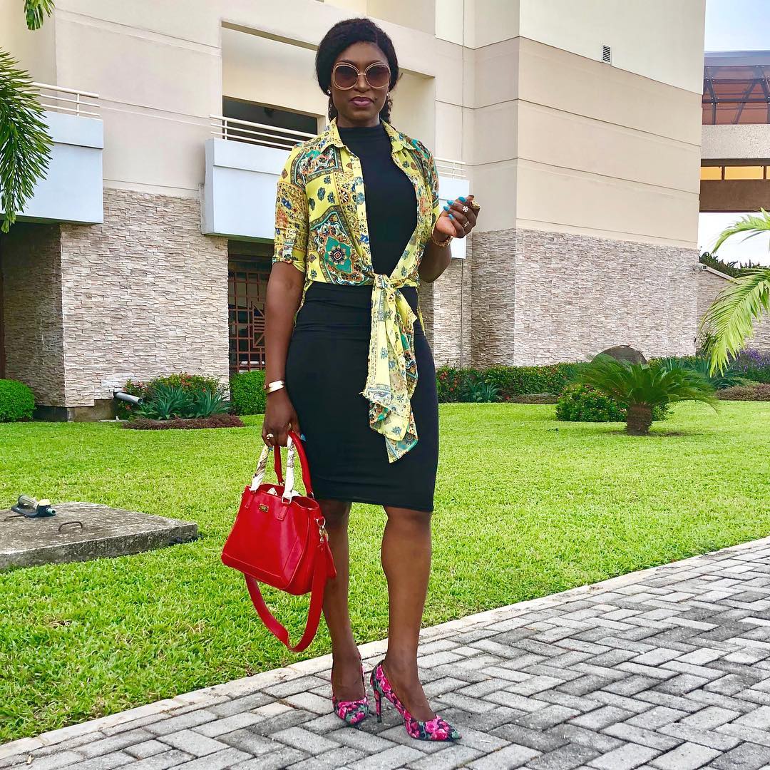 Ufuoma McDermott looks amazing in her outfit